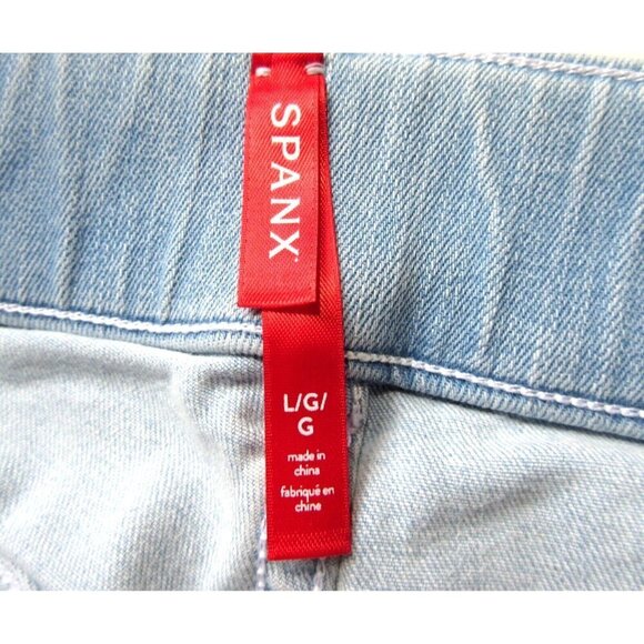 NWT SPANX 20348R Flare in Retro Light Pull-on Stretch Jeans L x 33 $148 - Picture 4 of 6